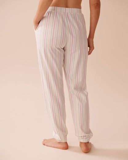 La Vie en Rose_Multistripe Cotton Jogger Pajama Pants_40200684_P70057_02