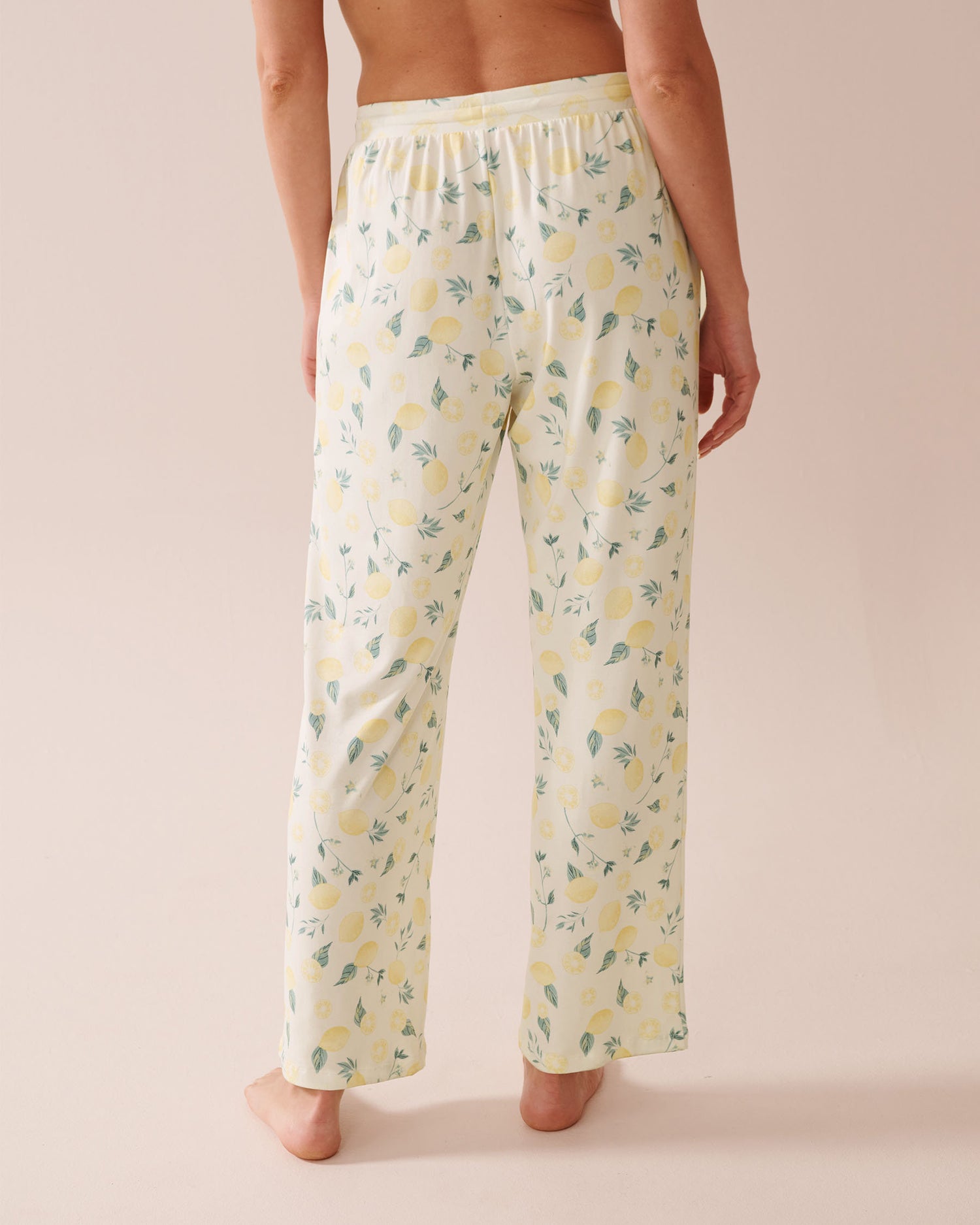 La Vie en Rose_Lemon Print Super Soft Pajama Pants_40200704_P10480_03