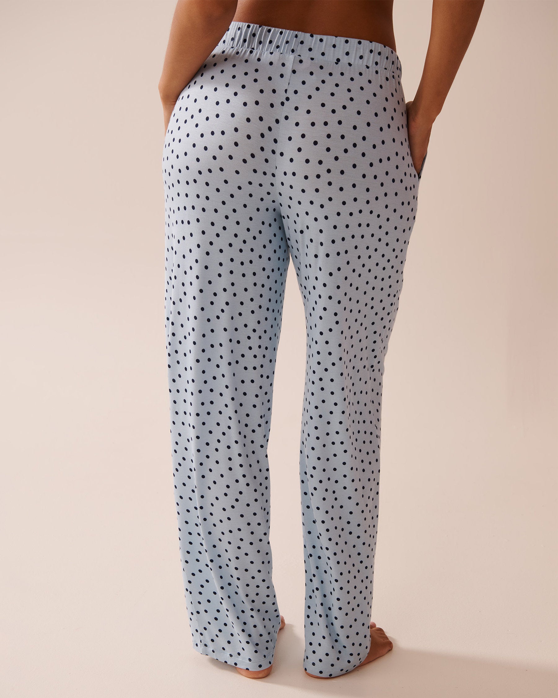 La Vie en Rose_Polka Dot Soft Jersey Pajama Pants_40200708_P40432_02