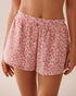 La Vie en Rose_Peachskin Ditsy_Ditsy Floral Print Ribbed Pajama Shorts_40200720_P60360_01