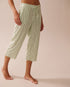 La Vie en Rose_Ditsy Floral Print Lettuce Edge Pointelle Pajama Capris_40200723_P30117_01