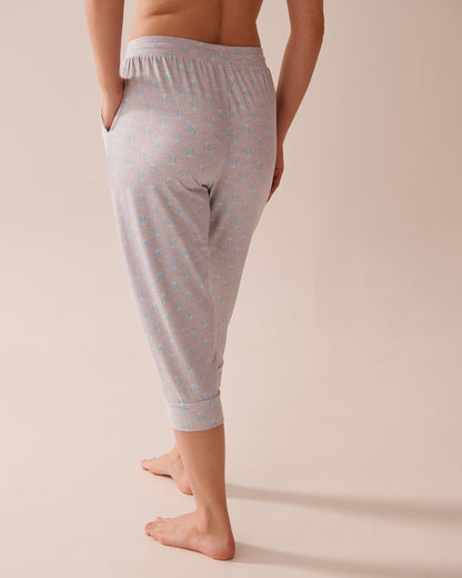 La Vie en Rose_Seashell Print Super Soft Pajama Capris_40200725_P00422_02