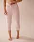 La Vie en Rose_Pink Stripe Super Soft Pajama Capris_40200725_P60358_01