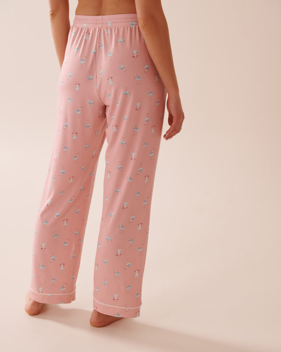 La Vie en Rose_Seagull Print Super Soft Pajama Pants_40200728_P60357_02