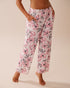 La Vie en Rose_Snow White Big Floral_Camellia Print Lace Trim Super Soft Pajama Pants_40200737_P10512_01
