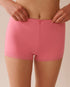 La Vie en Rose_Chateau Rose_Super Soft Lace Trim Pajama Shorts_40200739_60203_01
