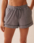 La Vie en Rose_Comfy Charcoal Grey Mix Dot_Cotton Pajama Shorts_40200749_P00432_01