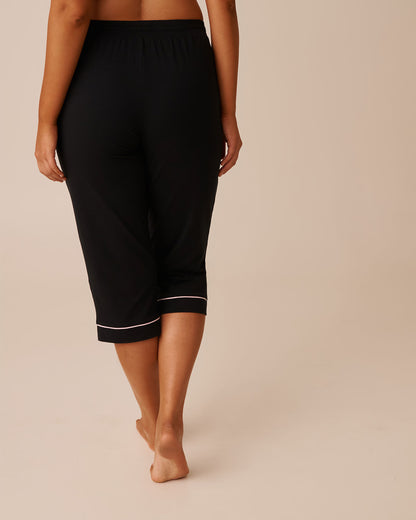 La Vie en Rose_Black Beauty_Cotton Pajama Capris_40200750_00001_02