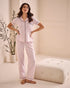 La Vie en Rose_Parfait Pink Pinstripe_Cotton Pajama Pants_40200751_P60387_01
