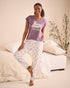 La Vie en Rose_Microchip Stripe Bows_Bow Print Cotton Jogger Pyjama Pants_40200755_P00436_01