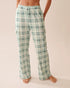 La Vie en Rose_Gray Mist Plaid_Green Plaid Cargo Pajama Pants_40200761_P40481_01