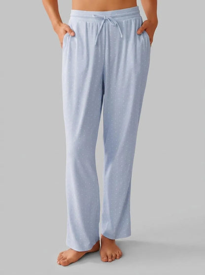 La Vie en Rose_Windsurfer Mini Hearts_Heart Print Pointelle Pajama Pants_40200805_P40533_00