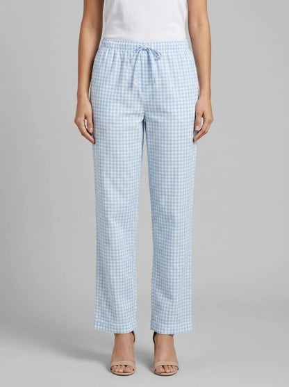 La Vie en Rose Windsurfer Gingham Women Cotton Pajama Pants SKU: 40200807_P40535 Image 00