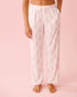 La Vie en Rose_White_Spa Time Teddy Print Super Soft Pajama Pants_40200812_P10573_01