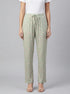 La Vie en Rose Mineral Gray Floral Women Cherry Blossom Print Super Soft Pajama Pants SKU: 40200815_P30142 Image 00
