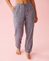 La Vie en Rose China Blue Floral Women Floral Print Cotton Jogger Pajama Pants SKU: 40200816_P40537 Image 01