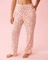La Vie en Rose Snow White Multi Floral Women Floral Print Cotton Pajama Pants SKU: 40200817_P10579 Image 01