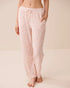 La Vie en Rose Snow White Pink Ditsy Women Ditsy Floral Print Super Soft Pajama Pants SKU: 40200823_P10588 Image 01