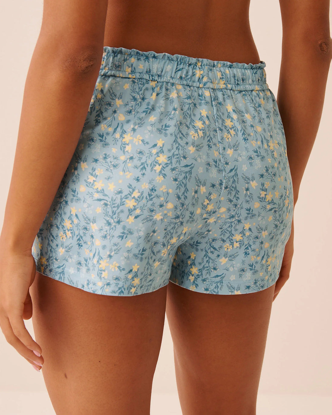 La Vie en Rose Stratosphere Floral Women Ditsy Floral Print Super Soft Pajama Shorts SKU: 40200828_P40555 Image 02