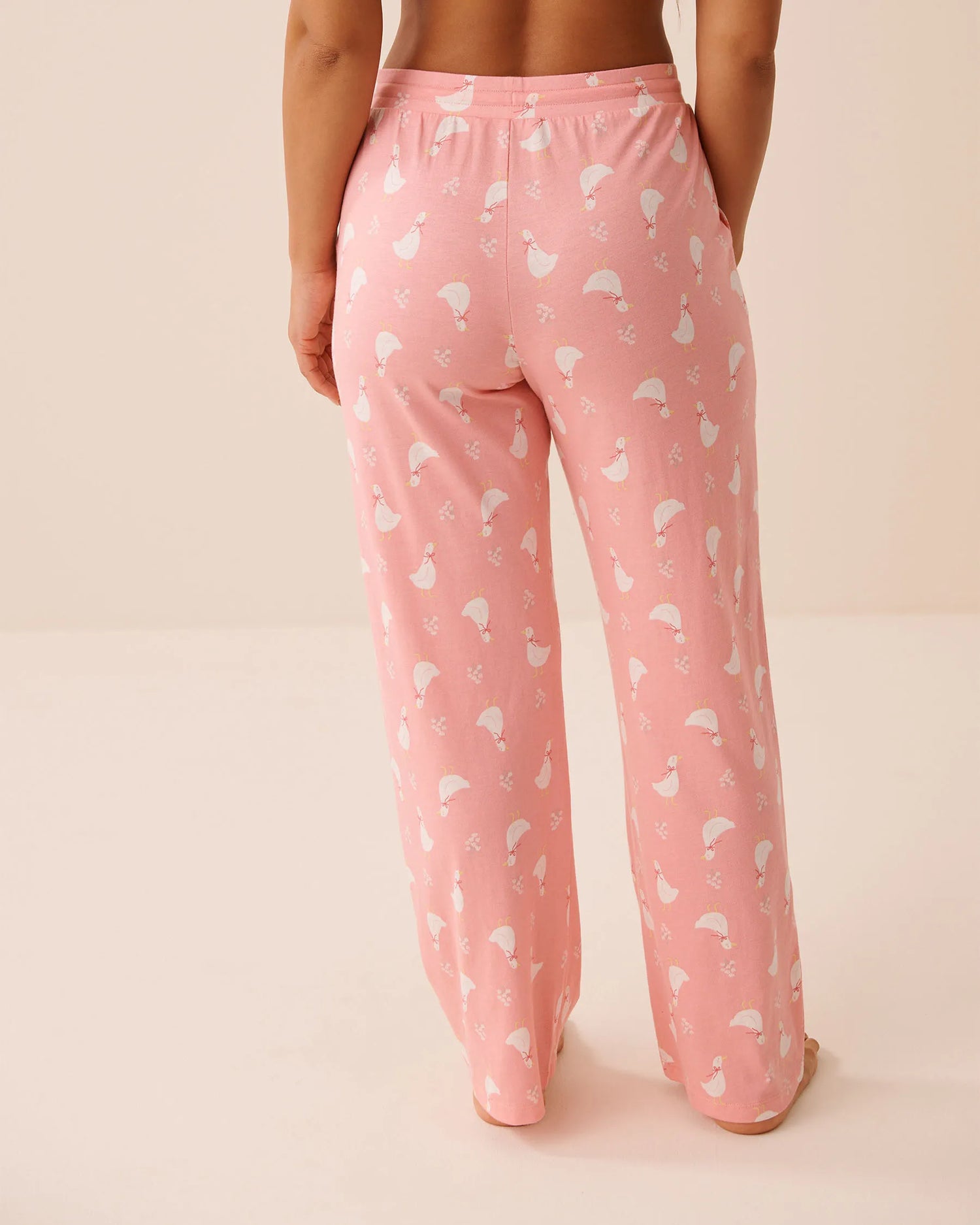 La Vie en Rose Pink Icing Goose Women Goose Print Pajama Pants SKU: 40200834_P60470 Image 02