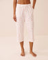 La Vie en Rose Snow White Lobster Women Lobster Floral Print Super Soft Pajama Capris SKU: 40200842_P10606 Image 01