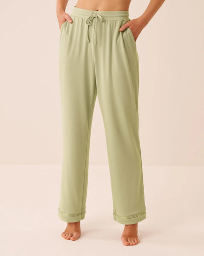 La Vie en Rose Desert Sage Women Super Soft Pajama Pants SKU: 40200849_30035 Image 01