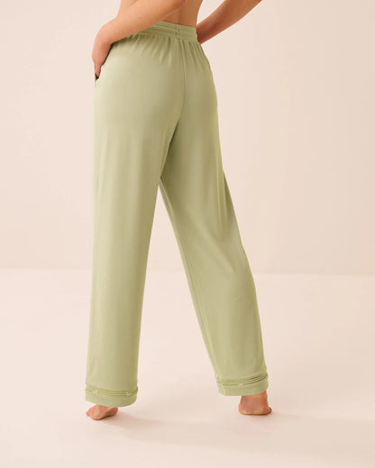 La Vie en Rose Desert Sage Women Super Soft Pajama Pants SKU: 40200849_30035 Image 02