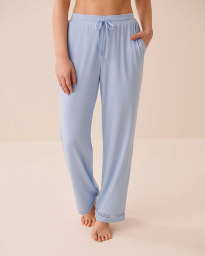 La Vie en Rose Brunnera Blue Women Super Soft Pajama Pants SKU: 40200849_40293 Image 01