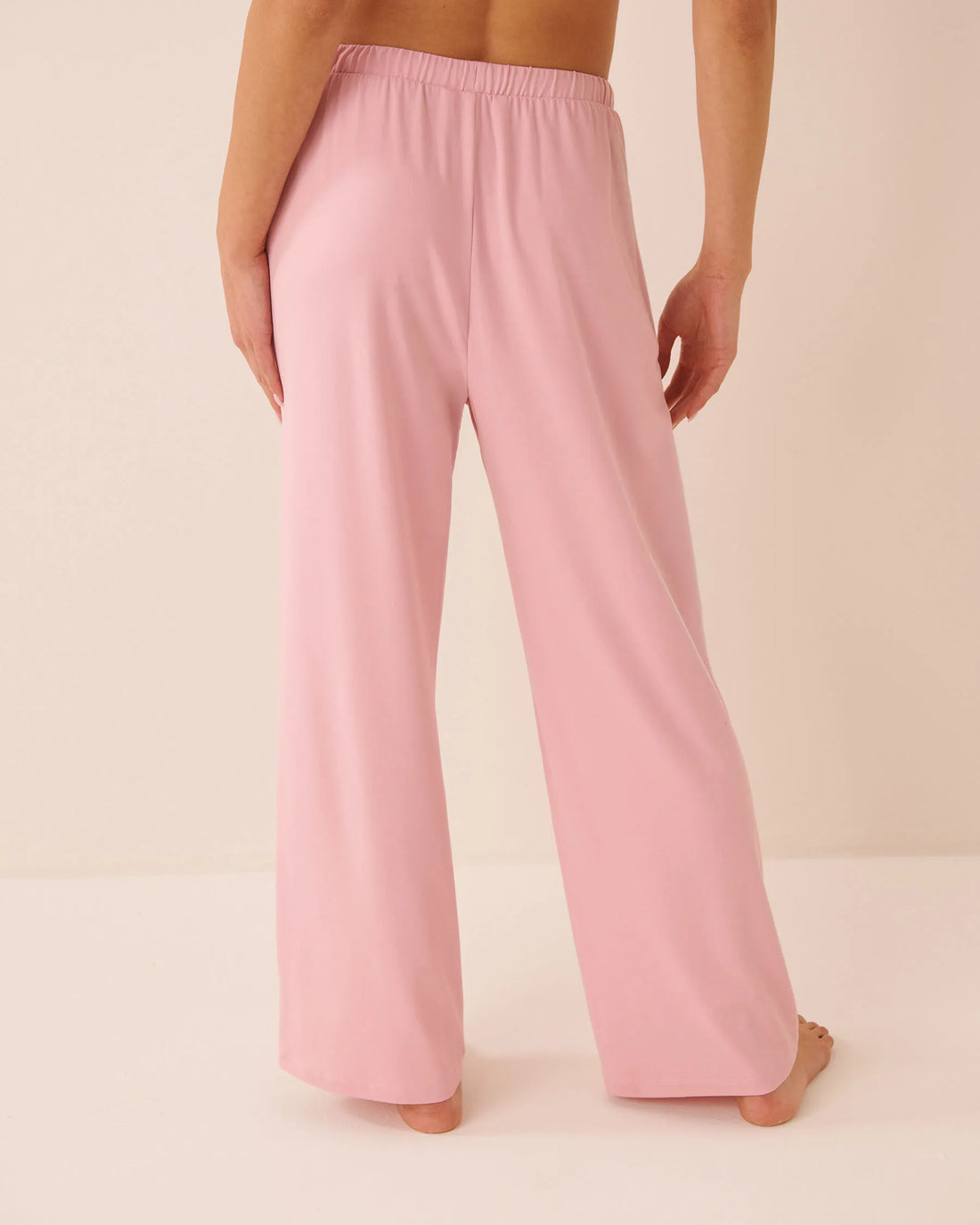 La Vie en Rose Pink Nectar Women Super Soft Wide-Leg Pajama Pants SKU: 40200861_60036 Image 02