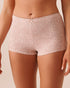 La Vie en Rose Snow White Leopard Women Leopard Print Super Soft Pajama Shorts SKU: 40200867_P10635 Image 01