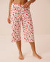 La Vie en Rose Snow White Tomato Women Tomato Print Cotton Pyjama Capris SKU: 40200877_P10641 Image 01