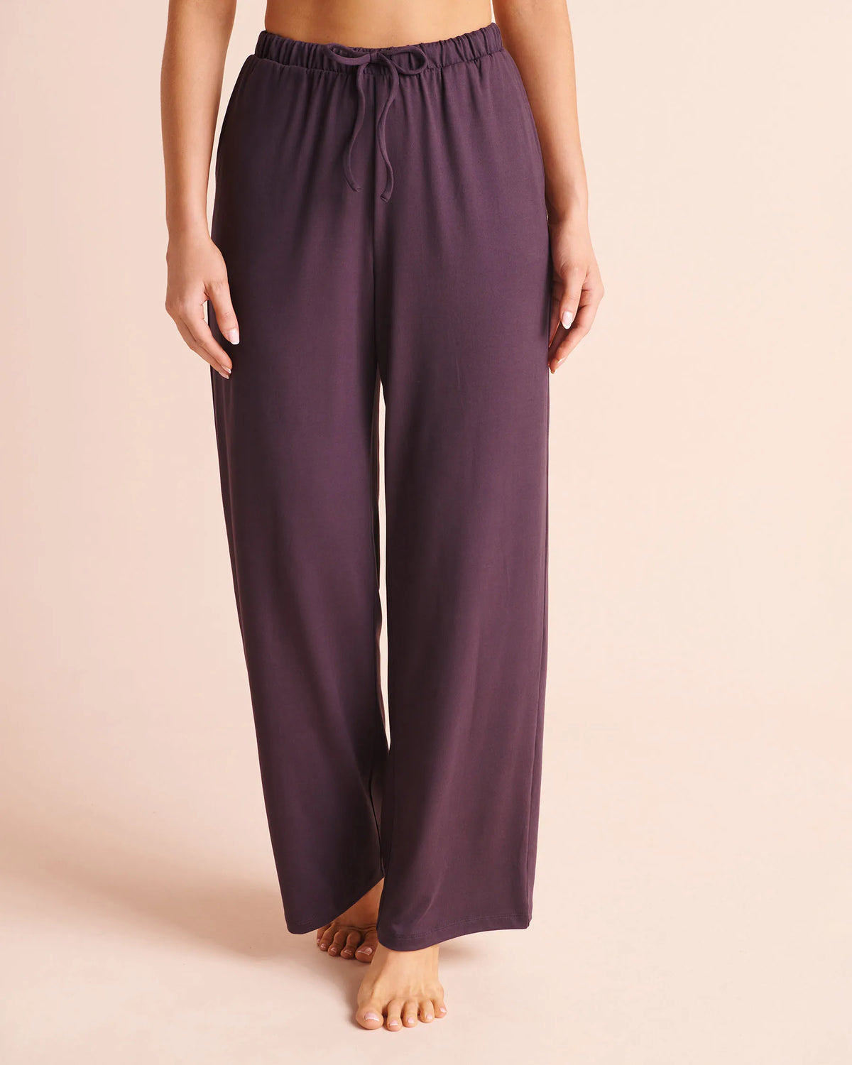 La Vie en Rose Plum Perfect Women Super Soft Pajama Pants SKU: 40200887_50103 Image 01