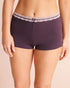 La Vie en Rose Plum Perfect Women Lace-Trim Super Soft Pajama Shorts SKU: 40200888_50103 Image 01