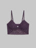 Women Secret Purple/Lilac Women Burgundy Lace Triangle Bralette SKU: 4023005_75 Image 00