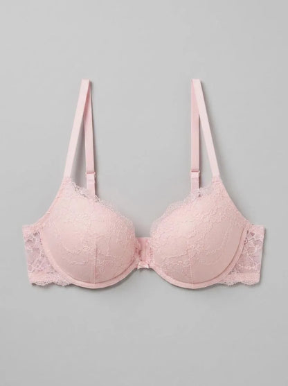 Women Secret Fuchsia Women GORGEOUS Pink Lace Push-Up Bra in Different Cup Sizes SKU: 4023011_74 Image 00