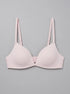 Women Secret Fuchsia Women CHARMING Pink Lace Triangle Padded Bra SKU: 4023038_74 Image 00