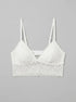 Women Secret Ivory Women White Lace Triangle Bralette SKU: 4023368_96 Image 00