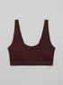 Women Secret Maroon Women Burgundy Plain Seamless Top SKU: 4023894_69 Image 00