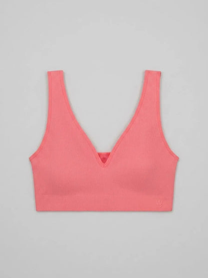 Women Secret Coral Women Coral Plain Clean Cut Halterneck Top SKU: 4023897_63 Image 00