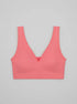 Women Secret Coral Women Coral Plain Clean Cut Halterneck Top SKU: 4023897_63 Image 00