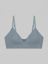 Women Secret Light Blue Women Blue Plain Seamless Triangle Top SKU: 4023900_18 Image 00