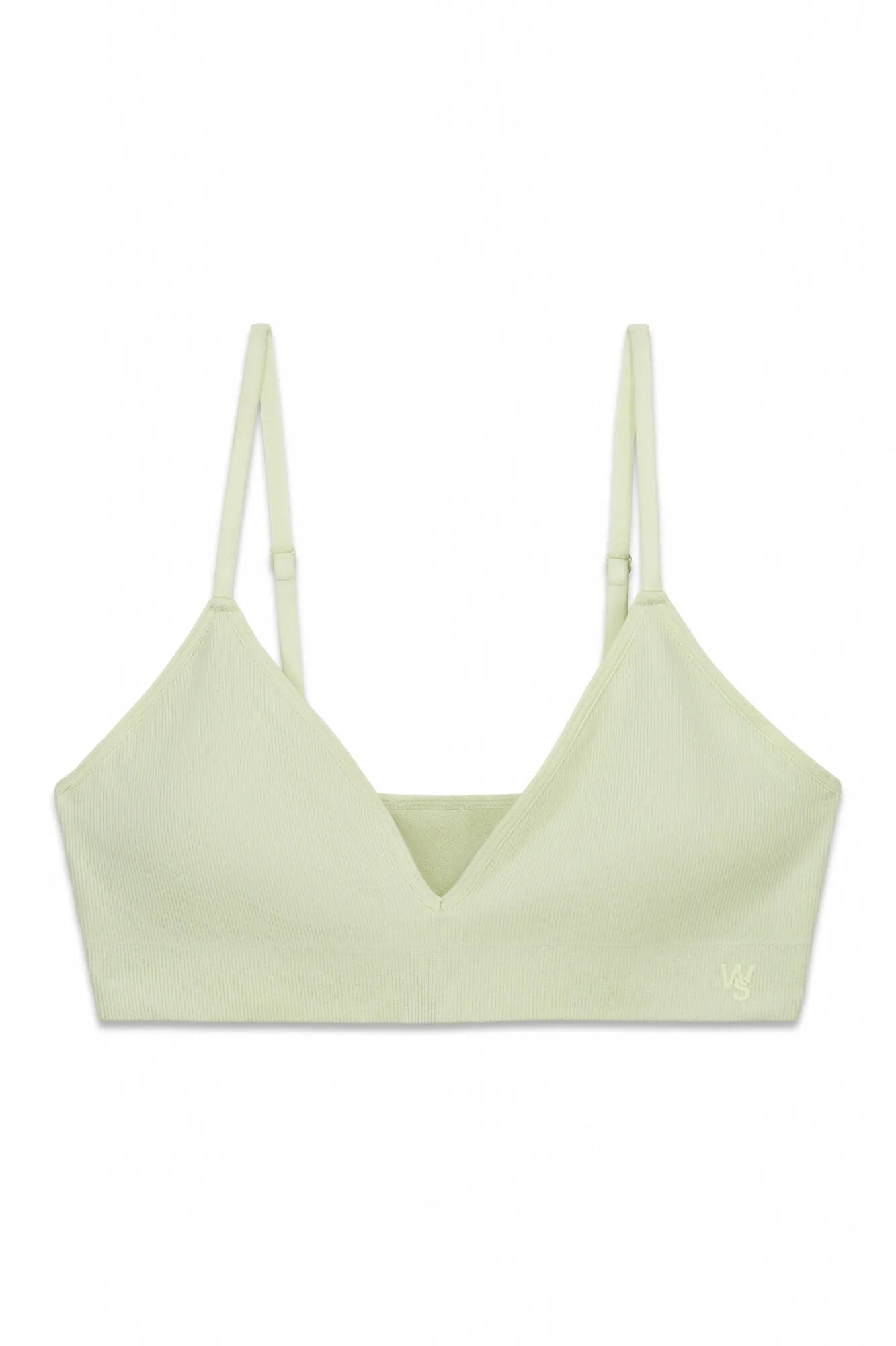 Women Secret Green Women Green Seamless Plain Triangle Top SKU: 4023901_25 Image 09
