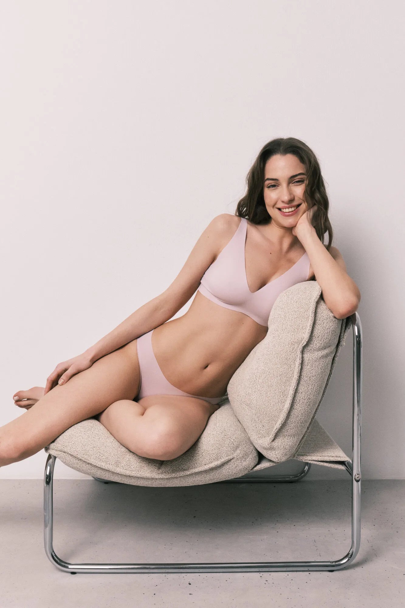 Women Secret Pink Women Pink Plain Clean Cut Halterneck Top SKU: 4023944_71 Image 03