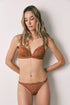 Women Secret Medium Brown Women Brown Padded Lace Triangle Bra CHARMING in Different Cup Sizes SKU: 4024230_31 Image 01