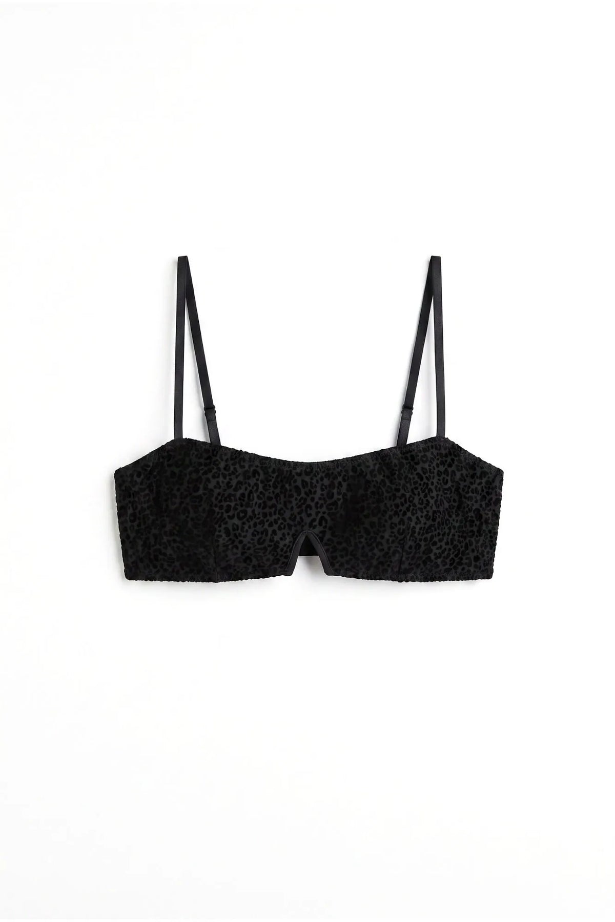 Women Secret Black Women Animal Print Horizontal Top Bra SKU: 4024351_01 Image 05