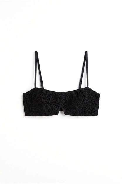 Women Secret Black Women Animal Print Horizontal Top Bra SKU: 4024351_01 Image 05