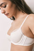 Women Secret Ivory Women White Lace Padded Balconette Bra BEAUTIFUL SKU: 4024357_96 Image 01