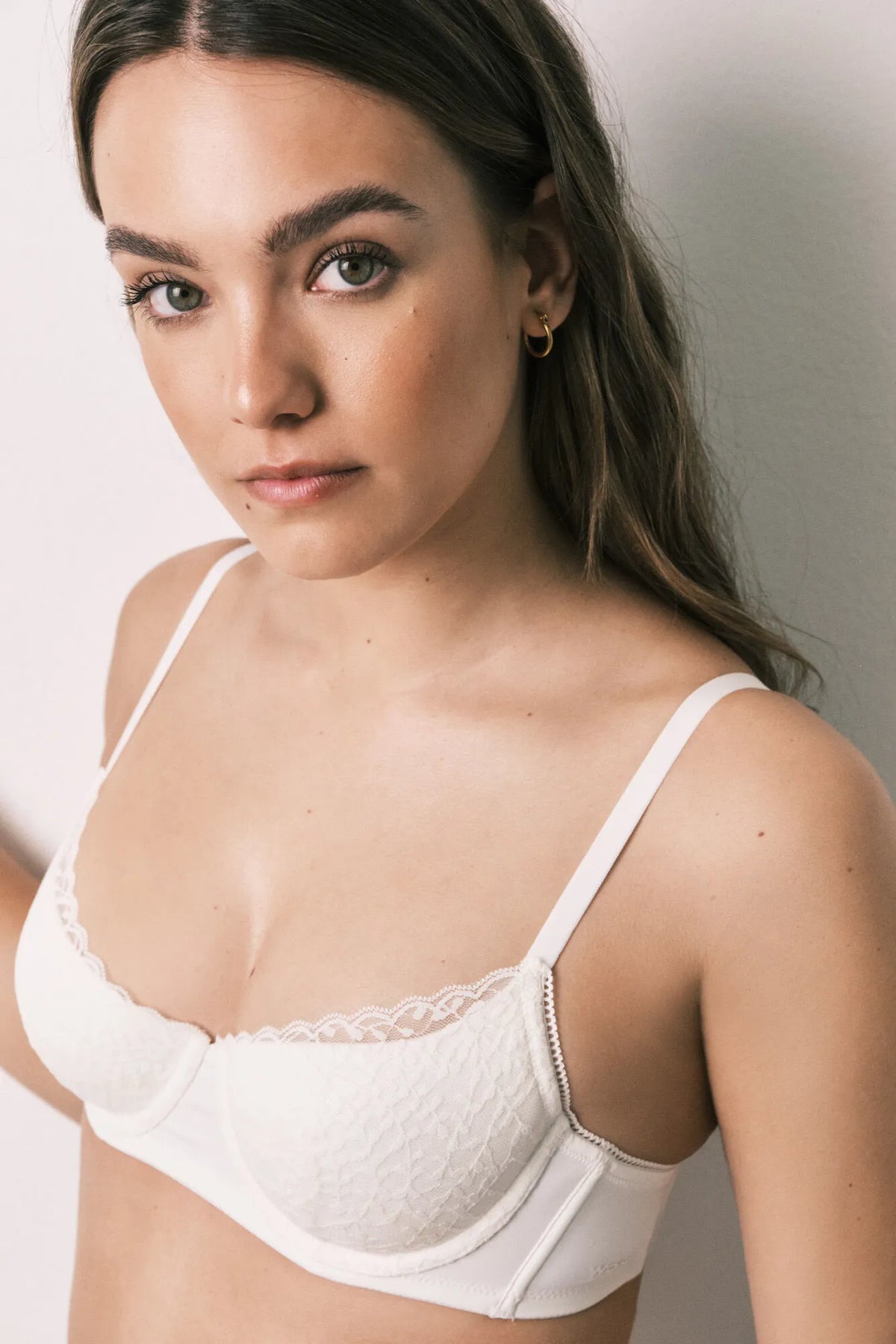 Women Secret Ivory Women White Lace Padded Balconette Bra BEAUTIFUL SKU: 4024357_96 Image 03