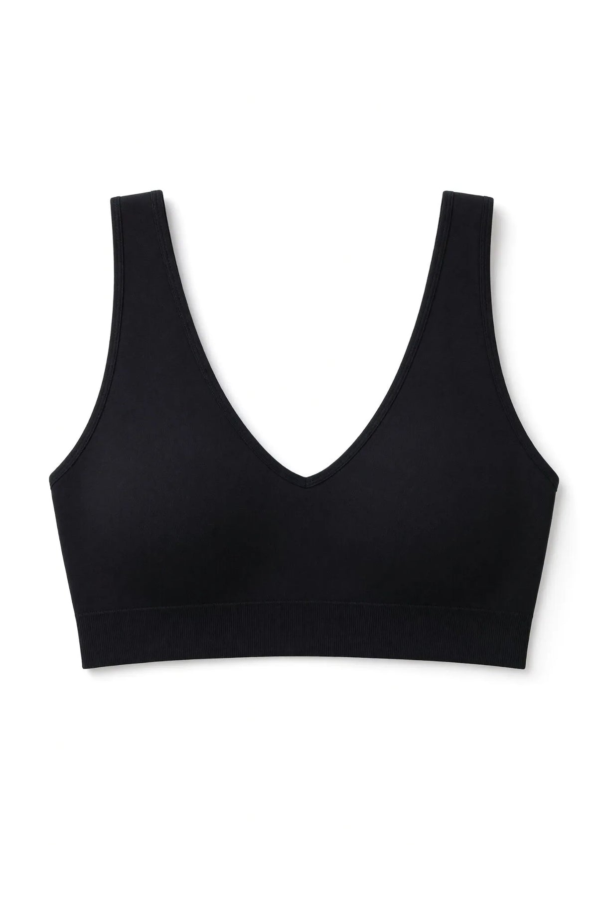Women Secret Black Women Black Microfibre Halterneck Top Bra SKU: 4024361_01 Image 05
