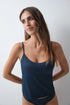 Women Secret Light Blue Women Blue Fixed Cup Vest Top SKU: 4024424_16 Image 01
